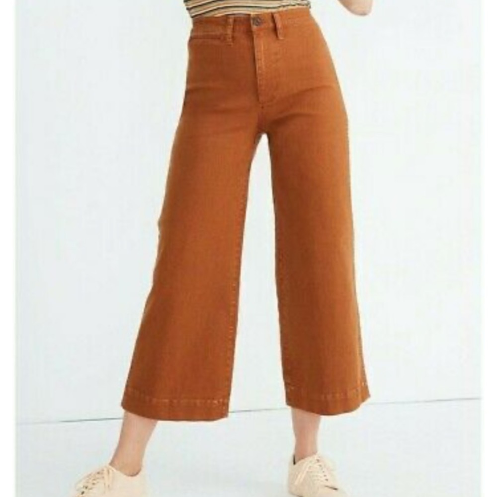 Madewell Emmet Wide Leg Crop Pants TALL